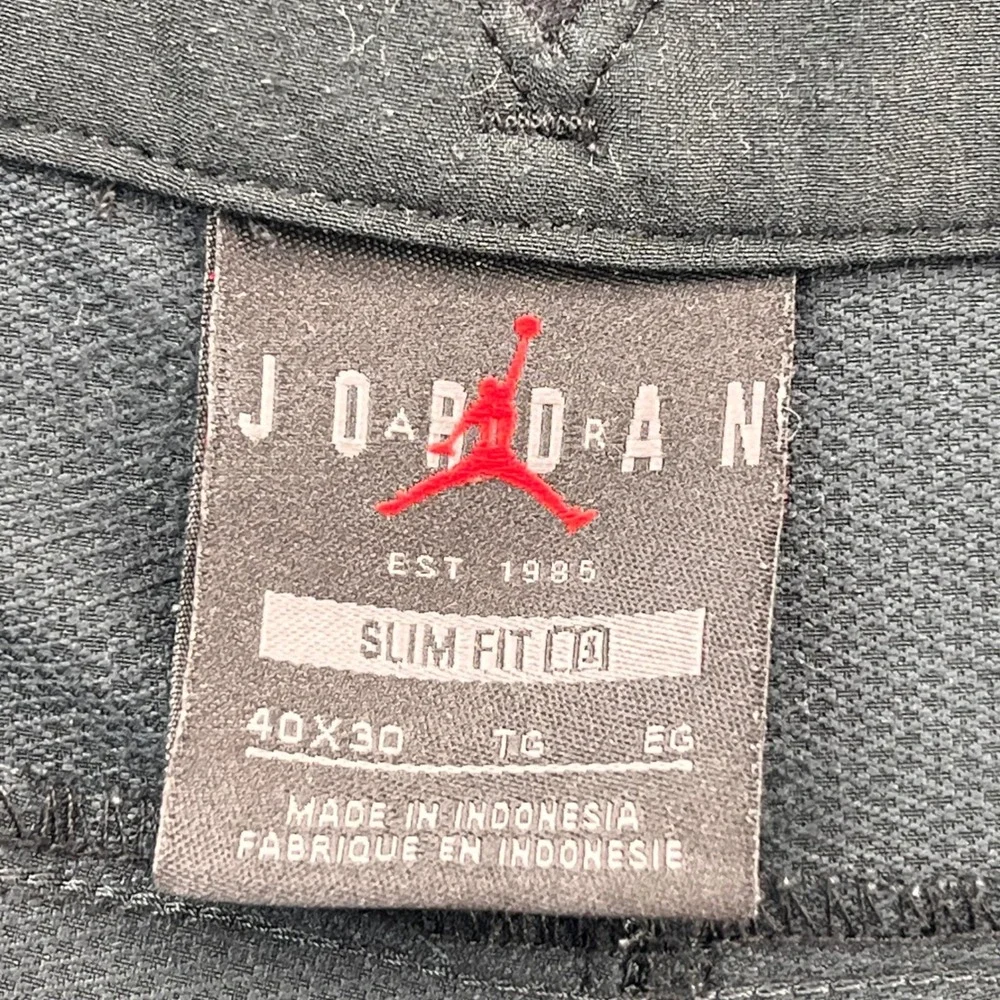 Jordan Mens Slim Fit Cargo Pants Black 40x30 DZ0542-010 Jumpman Stretch Trousers